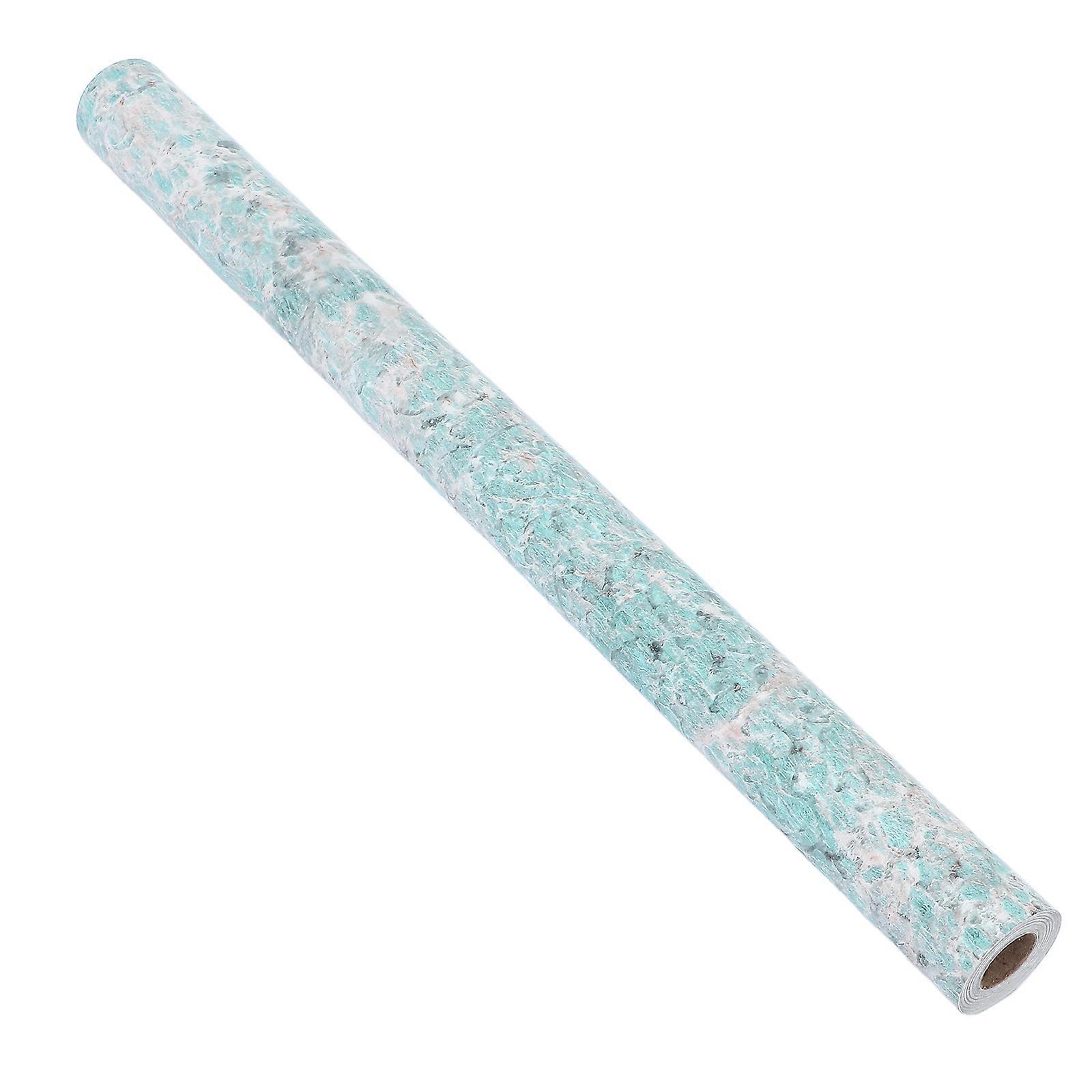 Kitchen Marble Stickers Waterproof PVC Tile Stickers for Tiles Glass Heat Resistant Easy Cleaning Light .00X60.00X0.01CM 1 Roll
