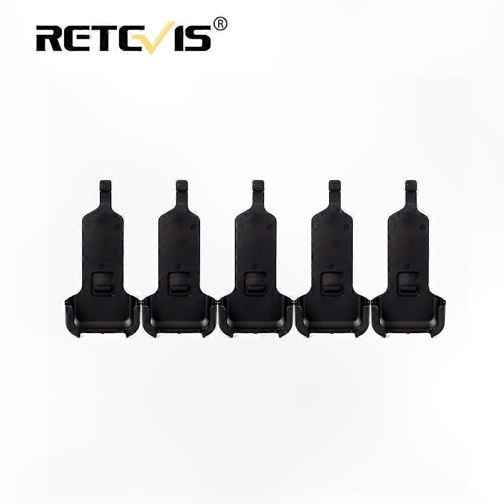 5-Pack Belt Clips for Two Way Radios, Compatible with Retevis RT22 RT622 WLN KD-C1 J9121T~17263