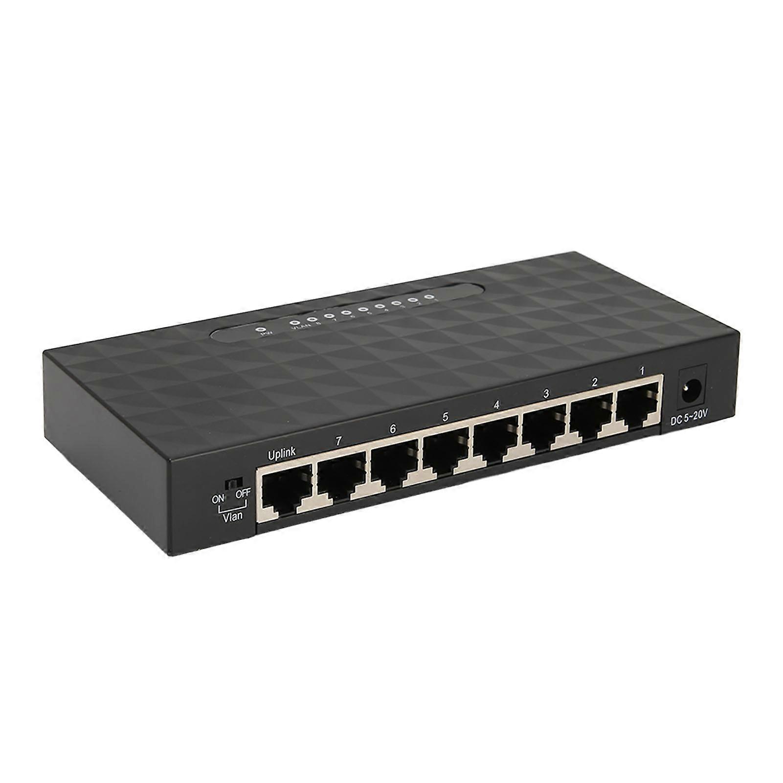 Gigabit 8-Port 1000Mbps Ethernet Network Switch RT8370N Adapter
