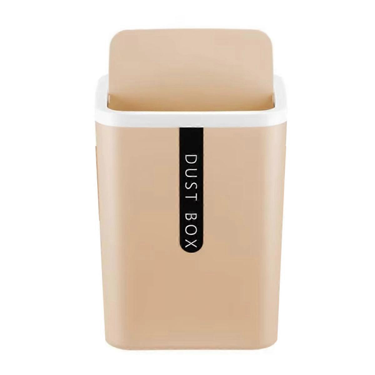 Small Waste Bin Desktop Garbage Basket Home Table Plastic Office Supplies Trash Can Dustbin Sundries Barrel Box