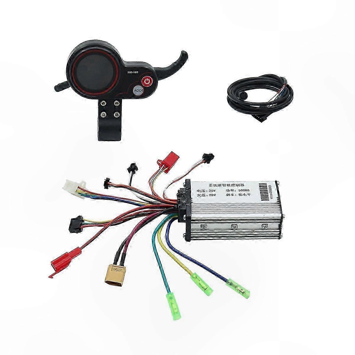 Electric Bike LCD Display Dashboard with 36V 500W Controller Meter