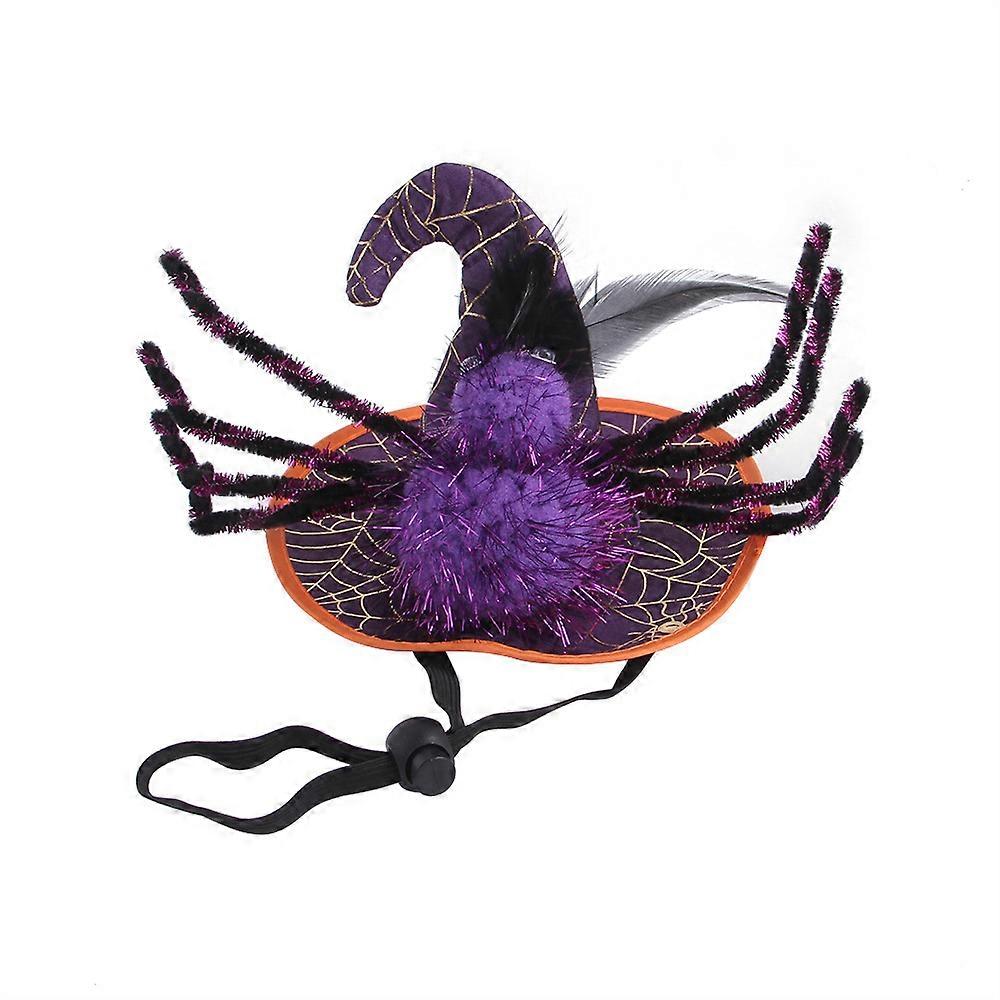Halloween Spider Hat for Cats and Dogs Black One Size B40405
