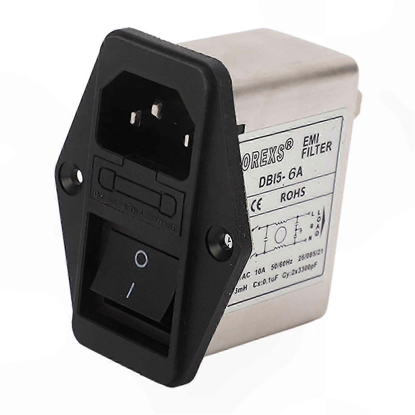 Single Phase IEC Power Line Filter for Medical Equipment AC115-250V Noise Suppression Solution
