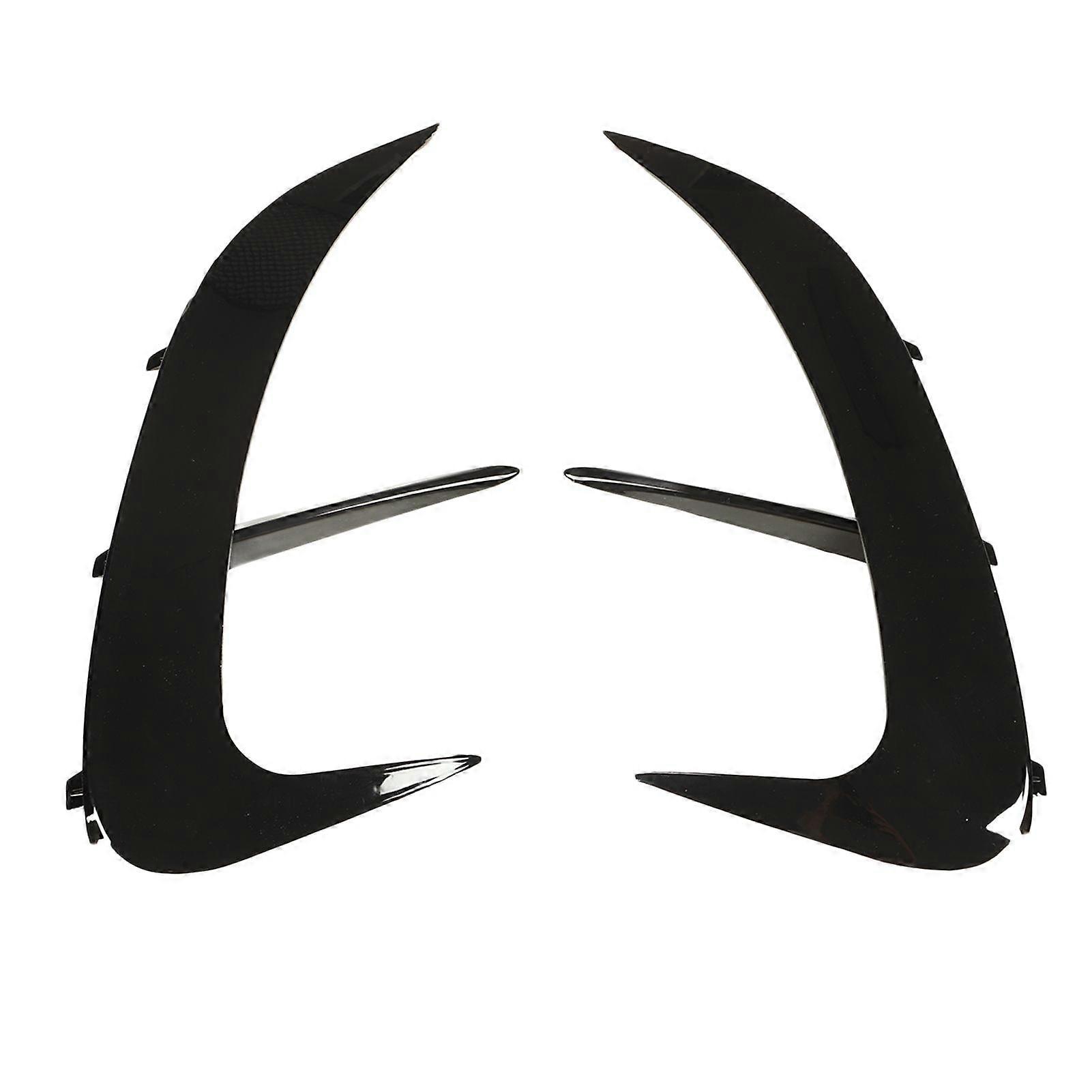Rear Bumper Air Vent Cover Spoiler ABS Replacement for MercedesBenz CClass W206 AMGLine 2021 and Up Glossy Black