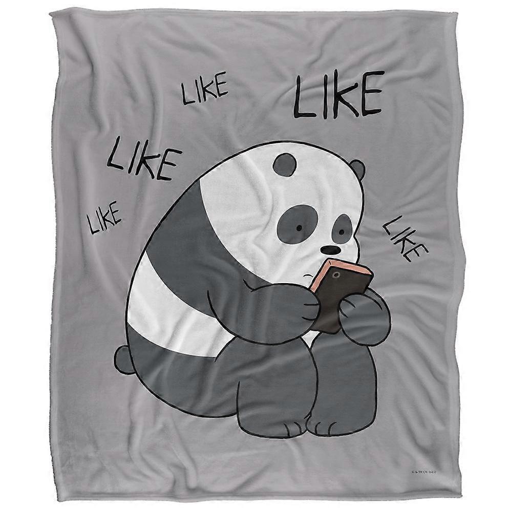 We Bare Bears Like Like Like Silky Supersoft Blanket