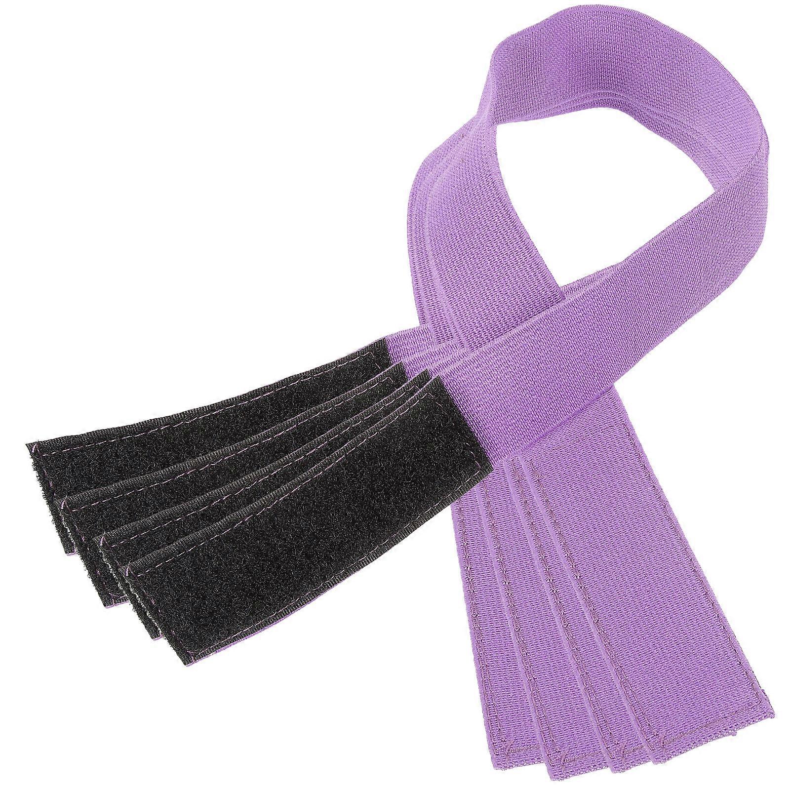 Elastic Bands for Wig Wig Elastic Fixed Bands for Fixing Use 4Pcs Purple