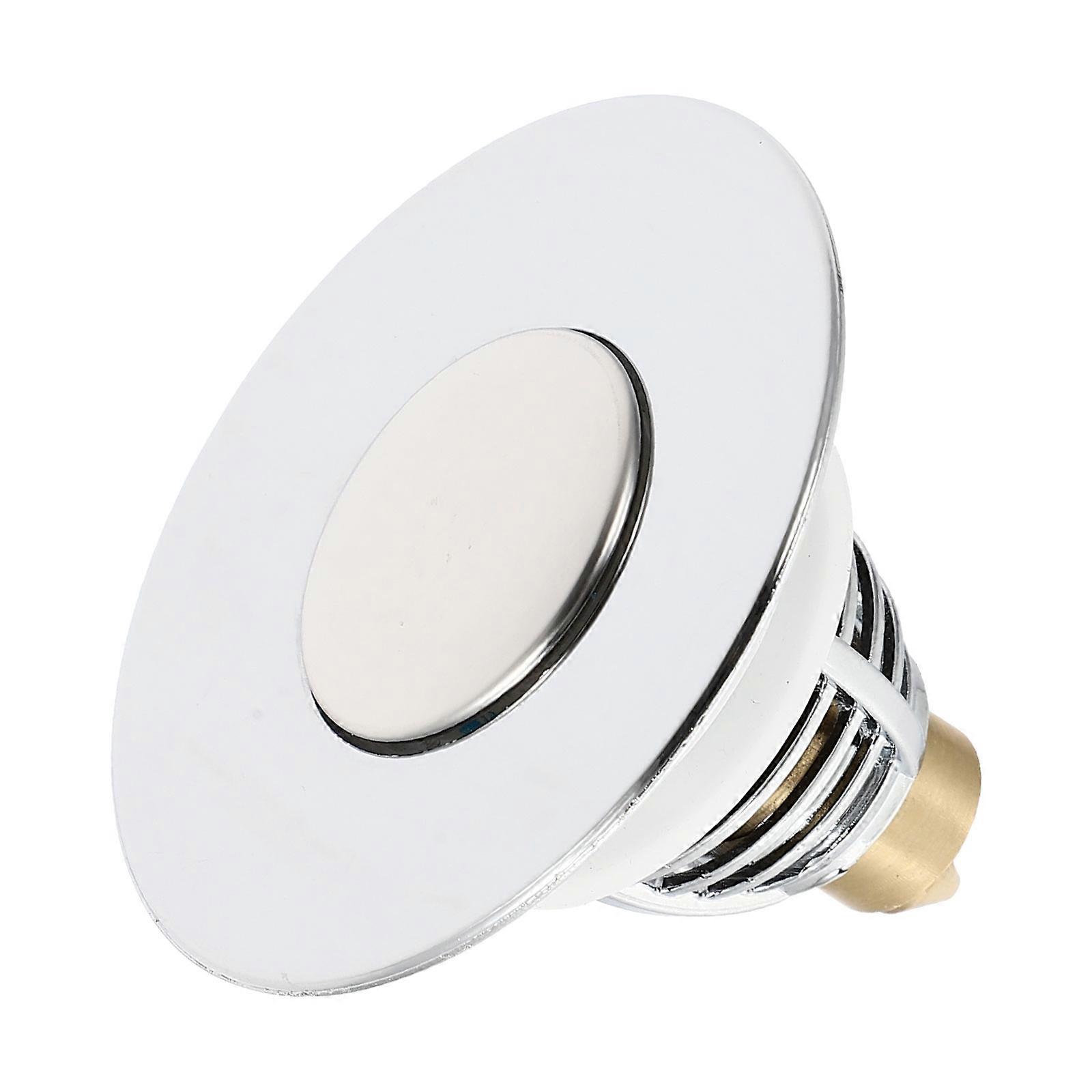 Silver Bounce Drain Plug Washing Basin Drainer Plug for Home Use