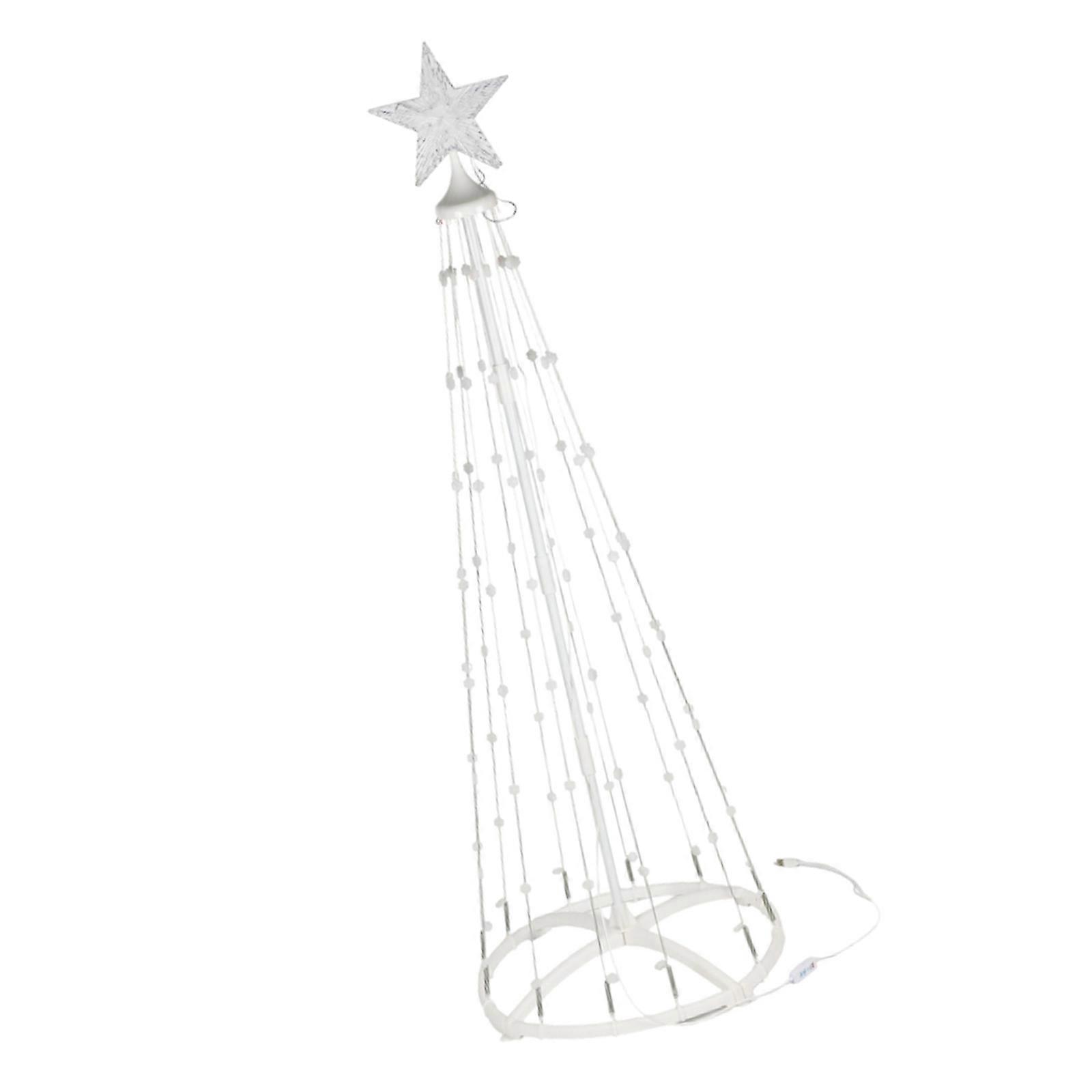 LED Christmas Tree Lamp App Control USB Powered Stable Base Metal Structure Indoor Outdoors Decors Multicolor