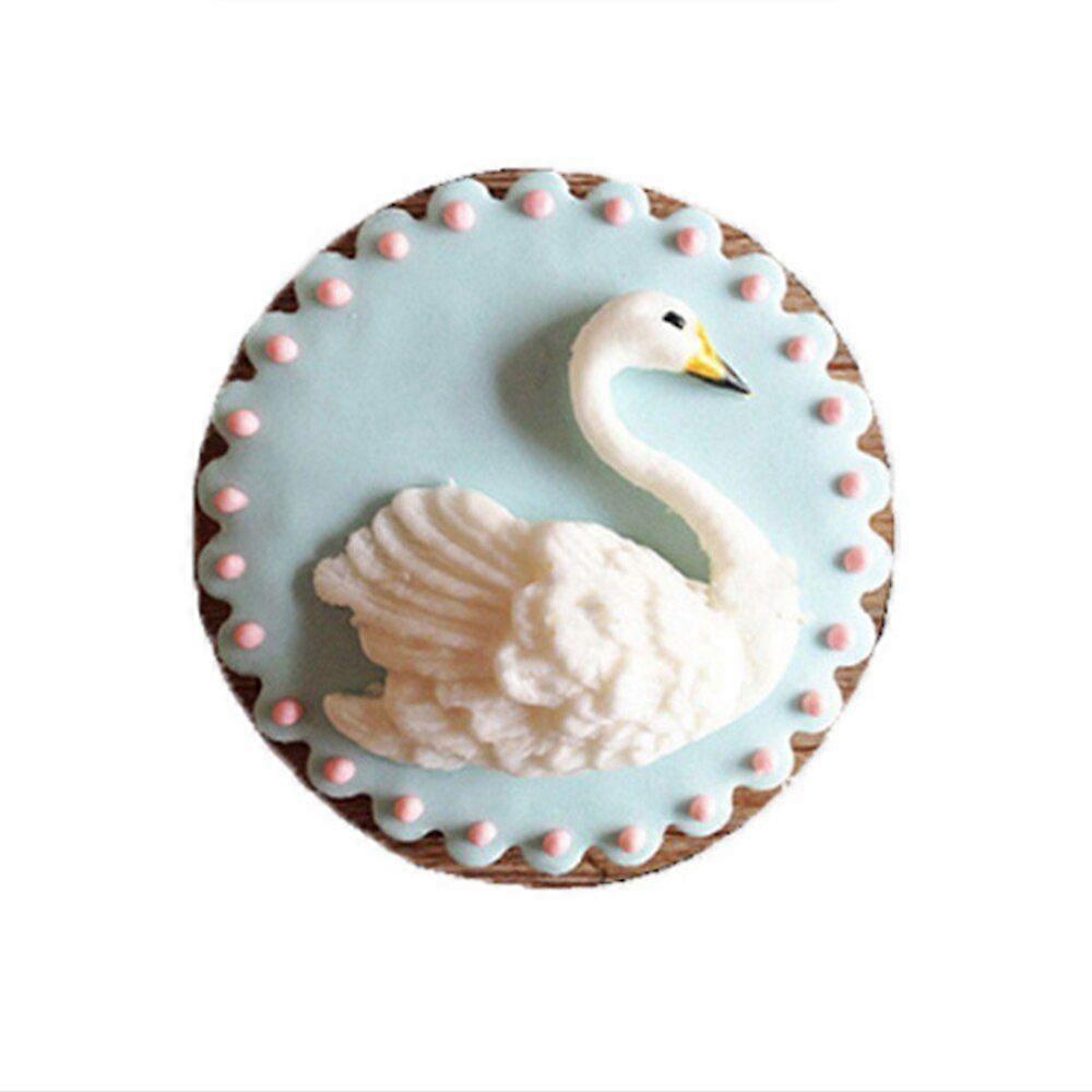 3D Swan Chocolate Mould DIY Cake Topper #5