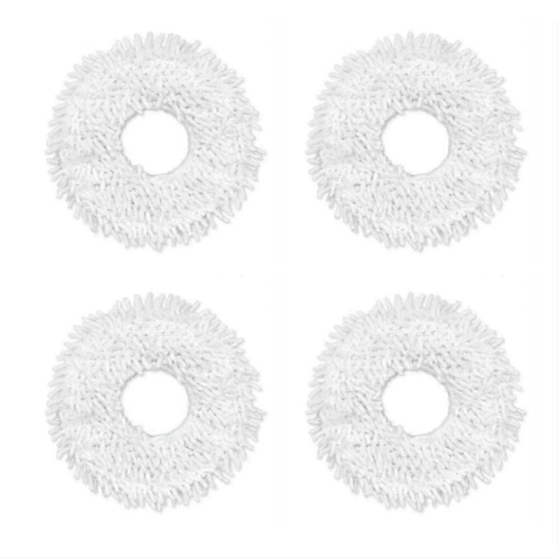 4-Piece Replacement Mop Pads for Xiaomi Dreame Bot W10 and W10 Pro Robot Cleaners