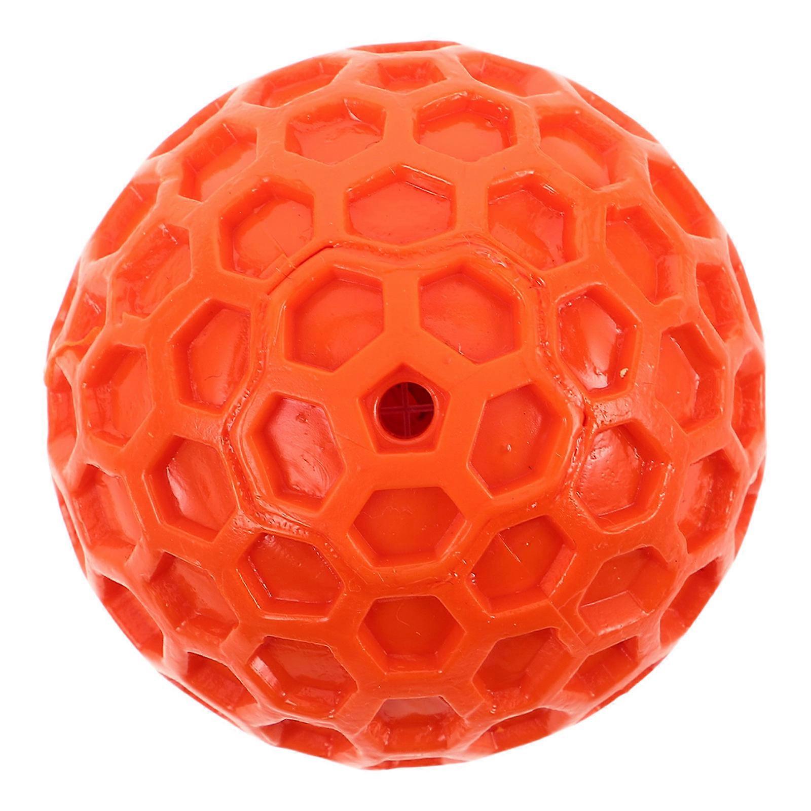 Honeycomb Rubber Dog Toy Ball for Playing 3Pcs Small Dog Squeaky Toys