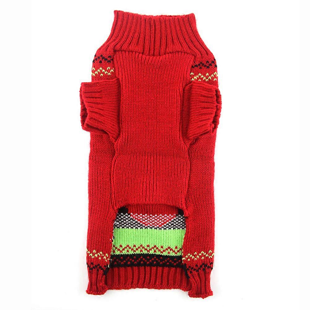 Dog Sweater Winter Pet Clothes Holiday Sweater Pattern