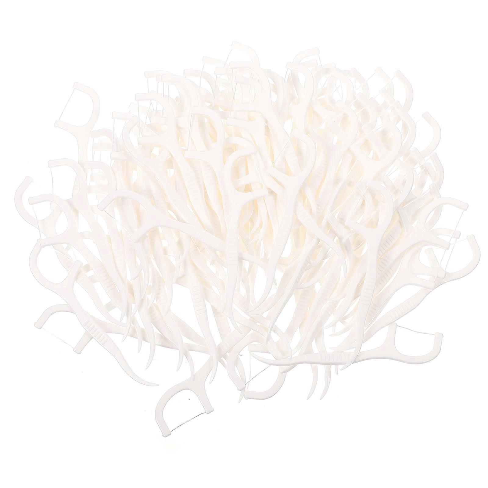 Clean Floss Picks Disposable Oral Cleaning Tools for Cleaning Use 200Pcs Pack