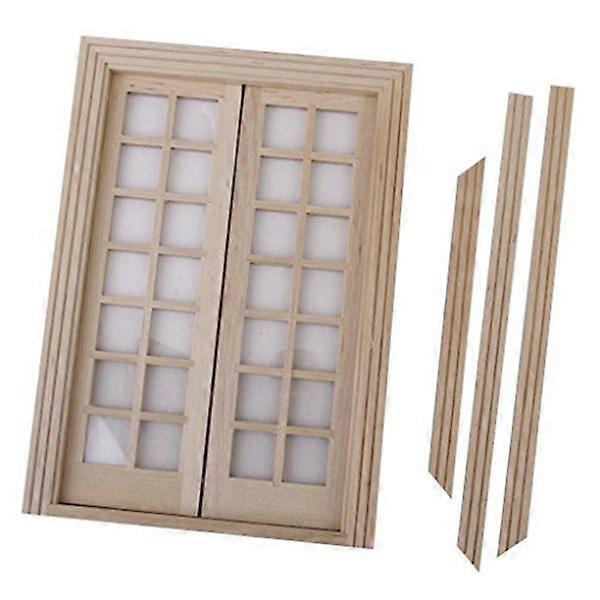 1/12 mini house Miniature Exterior Door 28 Panel