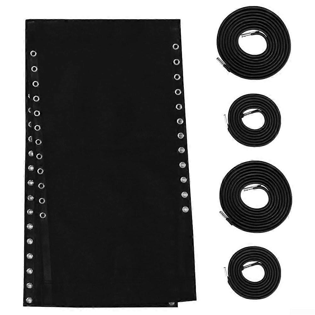 Waterproof Beach Chair Replacement Kit, Long Lasting Fabric Cord, 160 x 43 cm, Black, Compatible With Most Chairs
