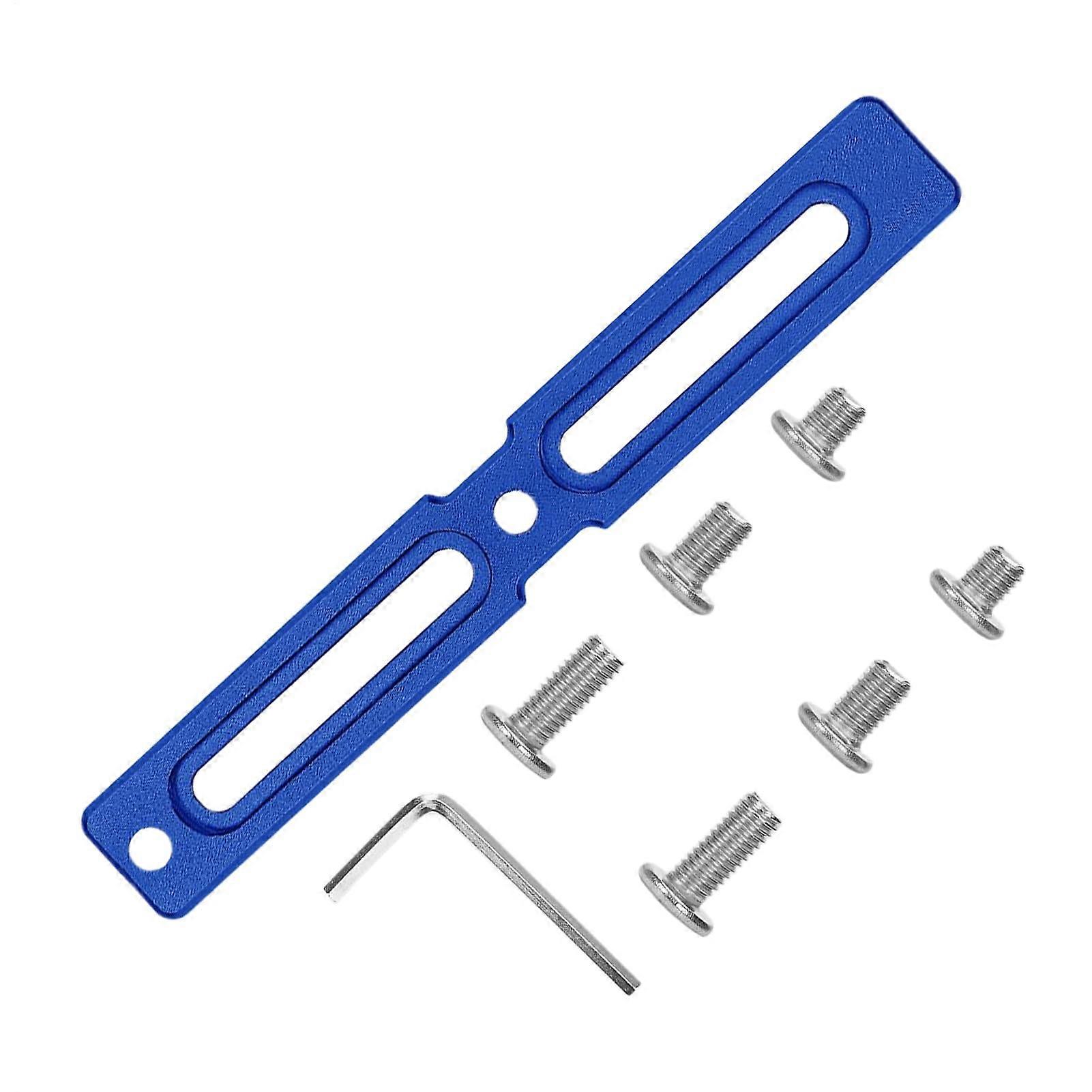 Water Bottle Cage Adapter Universal Fit Bicycle Bottle Mount Extender Flask Clamp Positioner Short Blue