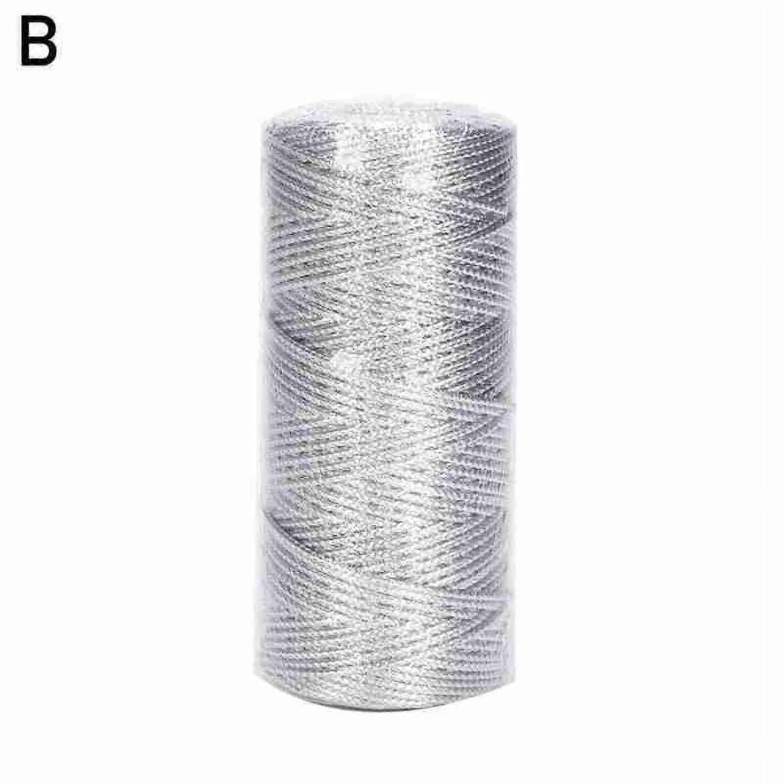 100m*1.5mm Macrame Cord Rope Ribbon Crafts DIY Gold Silver Rope String For Sewing Twine Twisted N9L0