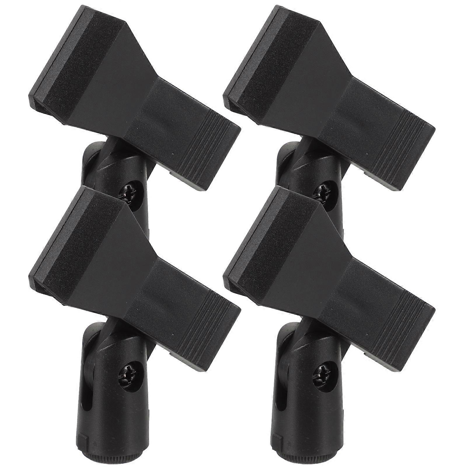 Microphone Spring Clip For Wired Mic Live Performance 8X7Cm Holds Microphone Securely 4Pcs
