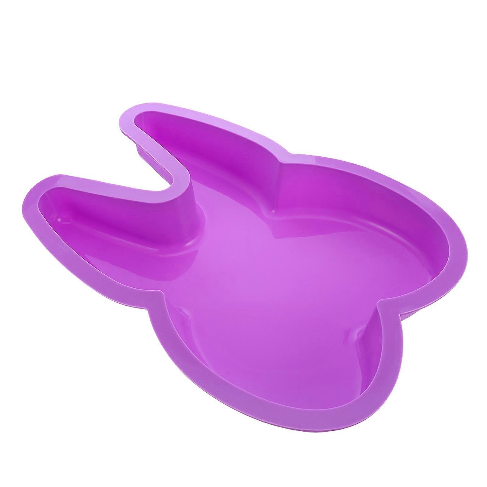 DIY Tooth Cake Mold Silicone Mold for Baking 3Pcs Purple Set