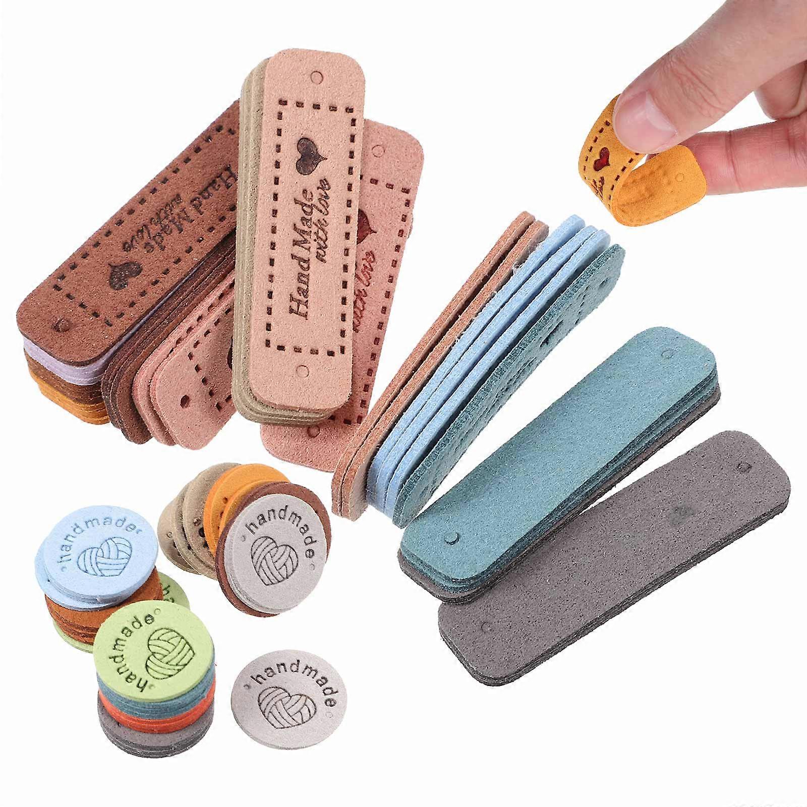 Crochet Handmade Tags for Sewing Clothes Embossed 300Pcs Collection