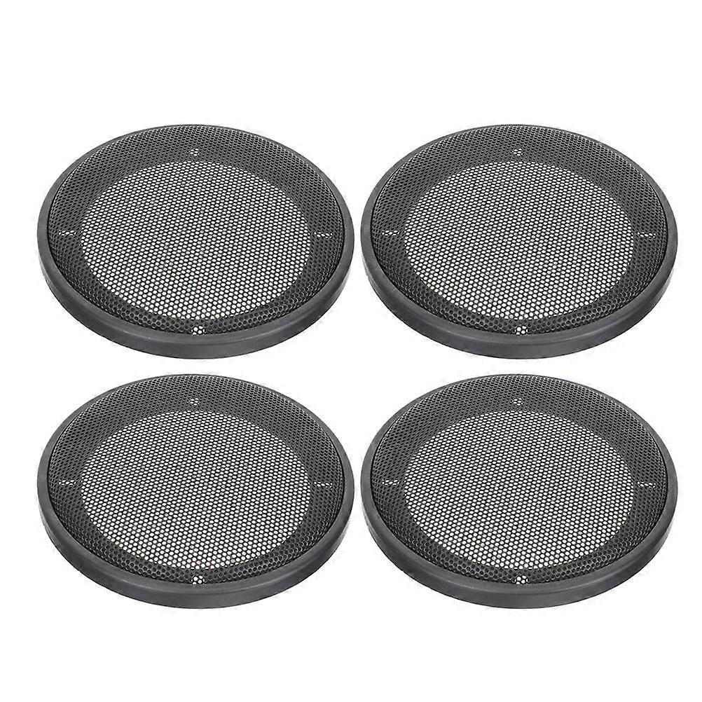 Car Speaker Mesh Cover Protective Tool For Car Black 16 Pcs Circle Shape Automotive Decoration