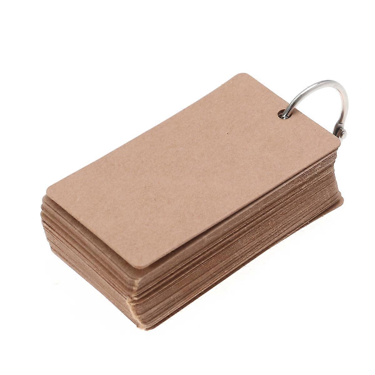 Note Kraft Paper Binder Ring for Noting 3Pcs 50 Pages Collection