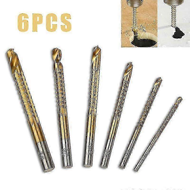 Spiral Screw Metric Composite Tap Drill Bit Tap Twist Cobalt Drill Bit Set Drill Bit Set 6pcs For Drilling Cutting Polishing 2025