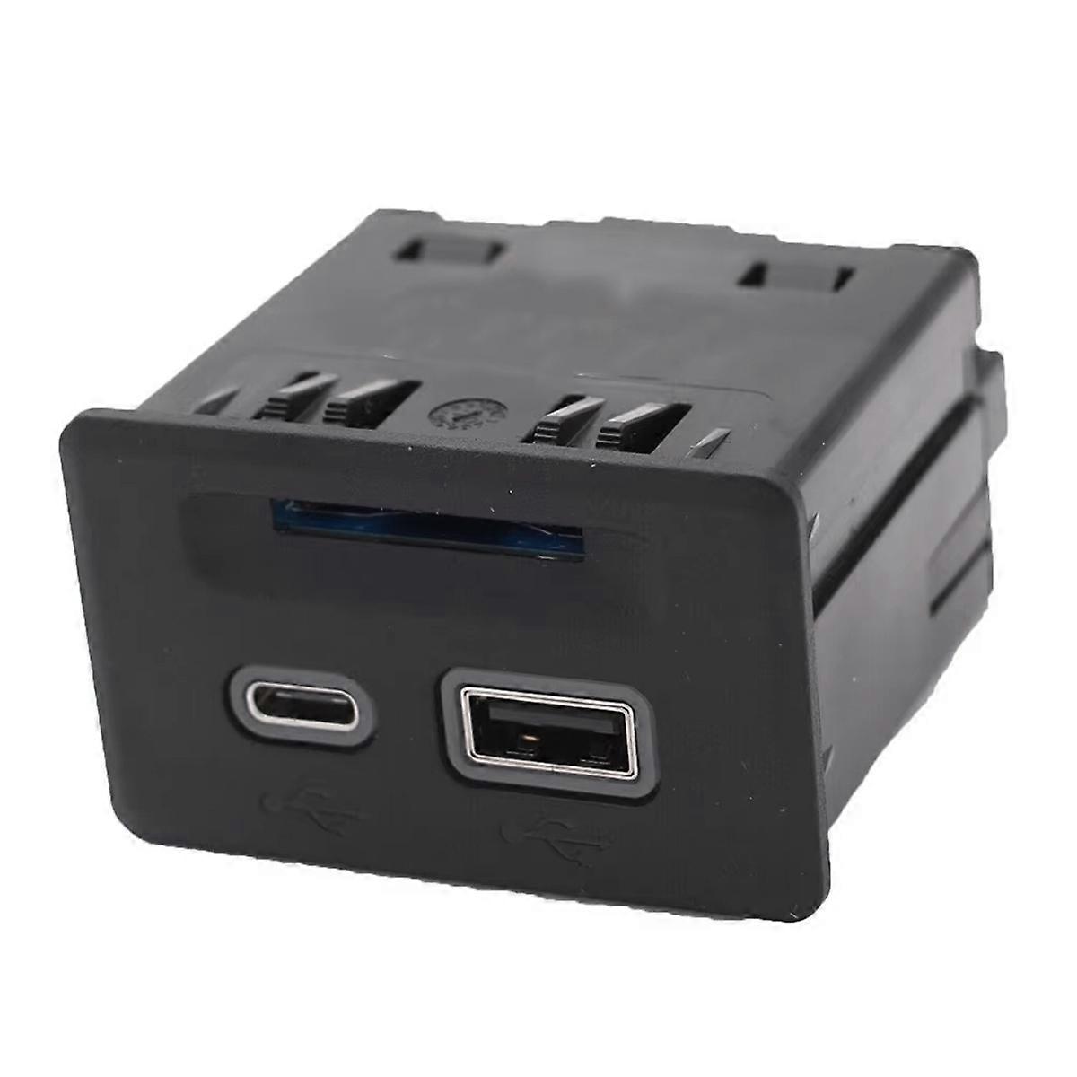 Car Center Console USB SD Card Port USB Hub for 