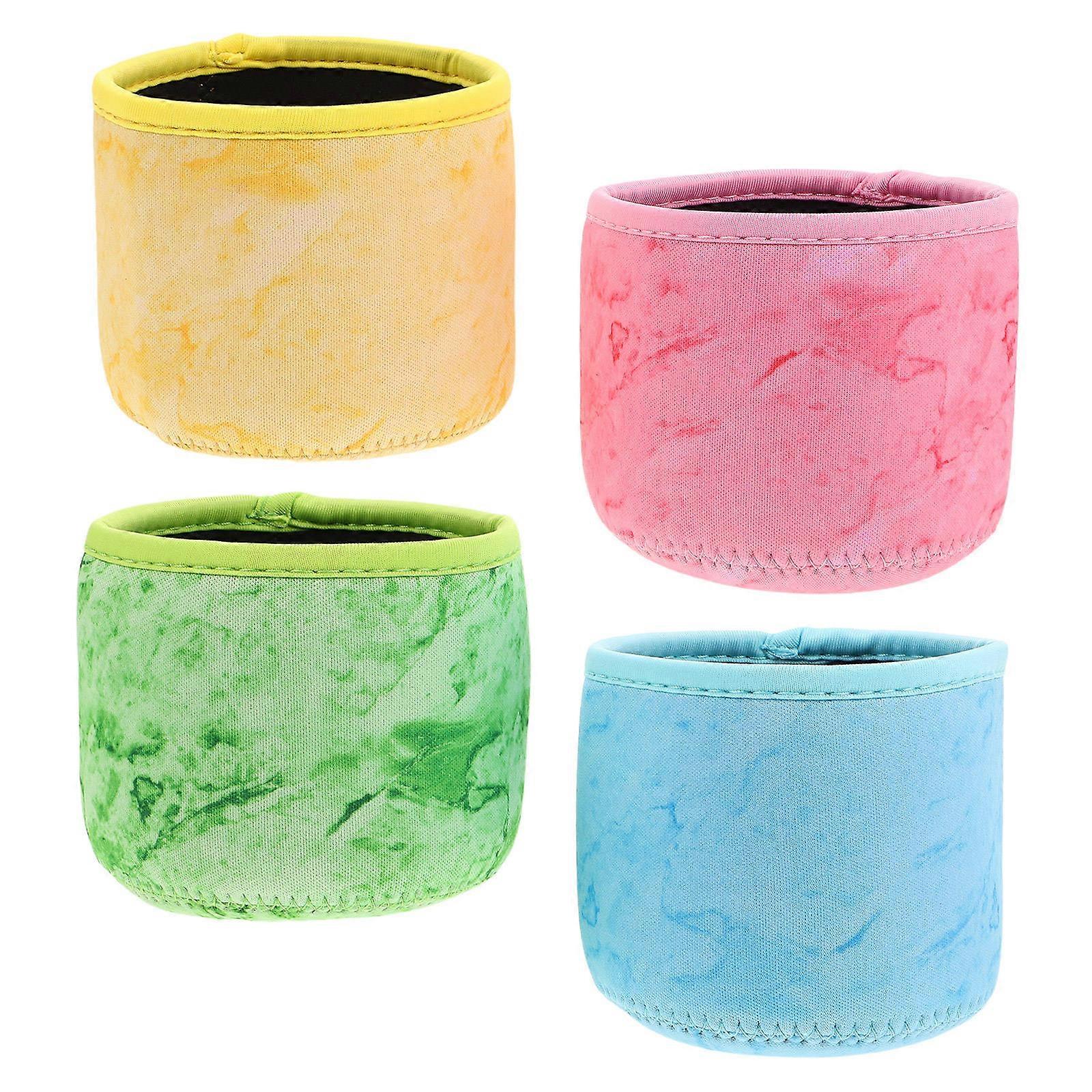 Assorted Color Ice Cream Sleeve Neoprene Coffee Cup Sleeve Insulated for 8Pcs