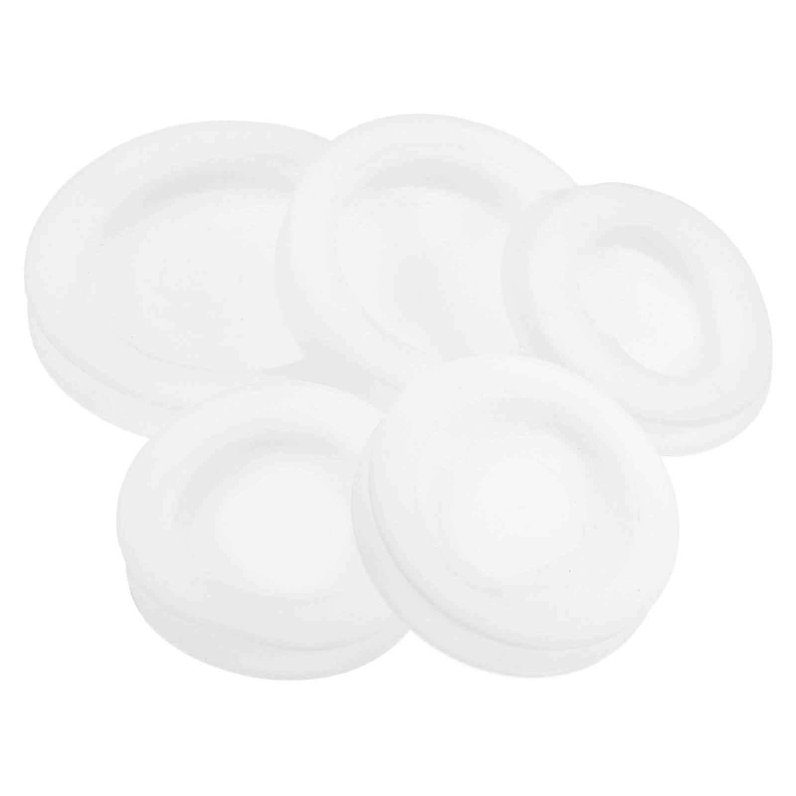 PVC Stopper for Piggy Bank Saving Box Plug Replacement 10Pcs White