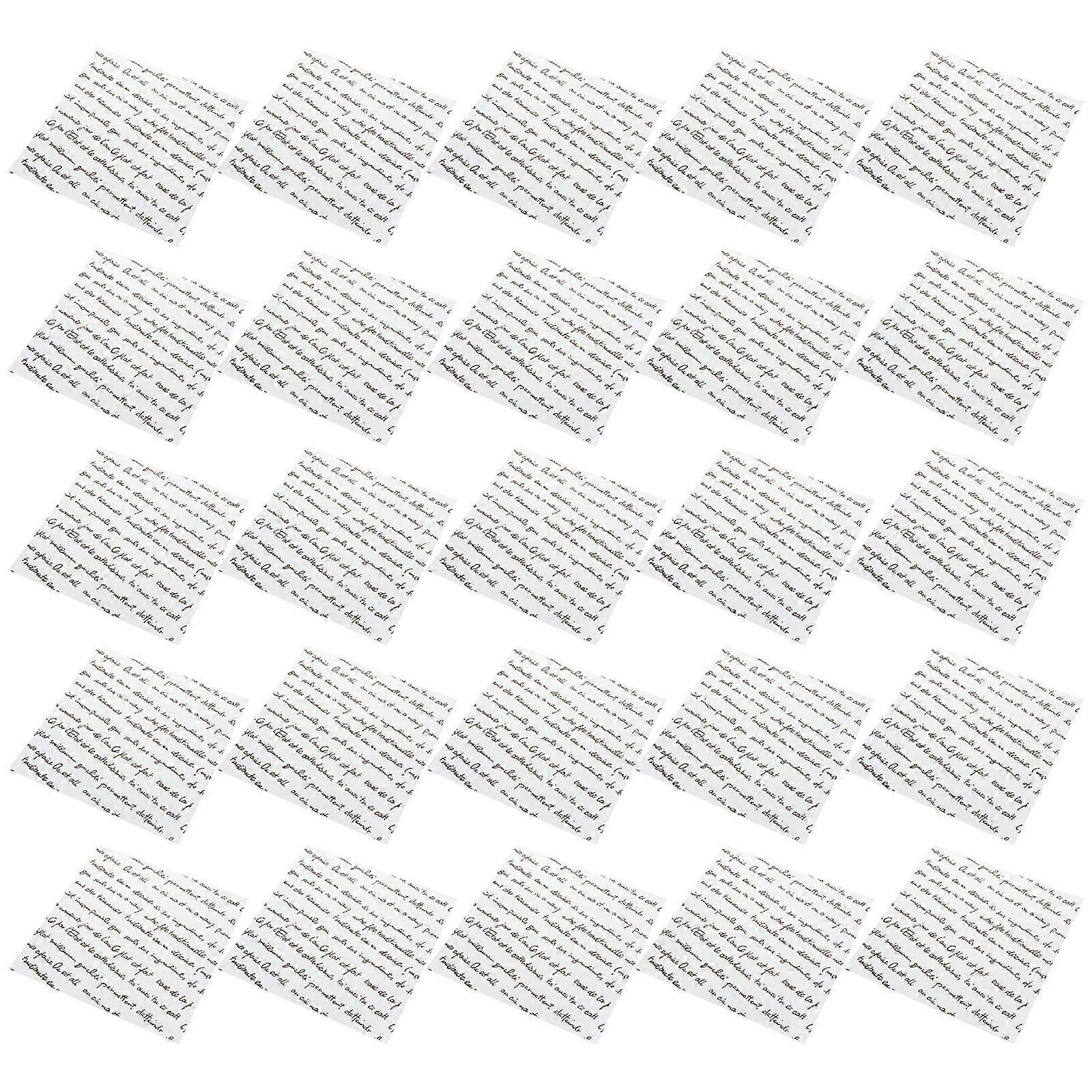 Food Wrapping Paper Burger Paper for Protective Use 150 Sheets White