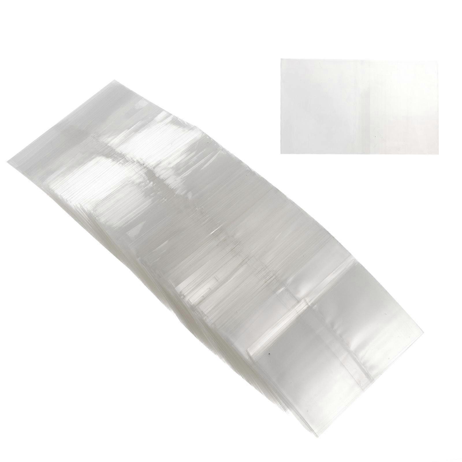 Shrink Wrap Film Clear Shrink Sleeve for Cosmetics Storage Pvc Transparent Odorless Heat Shrink Seal 400Pack