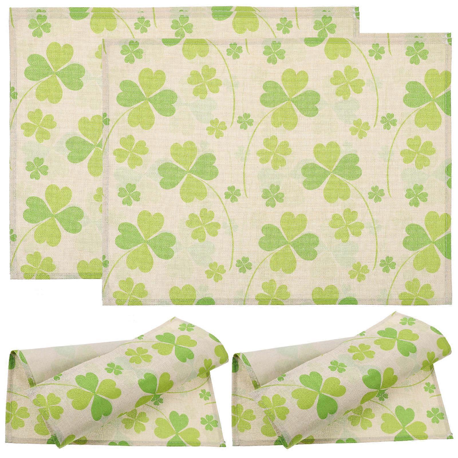 St. Patrick's Day Decorative Table Placemats for Party Use 16Pcs