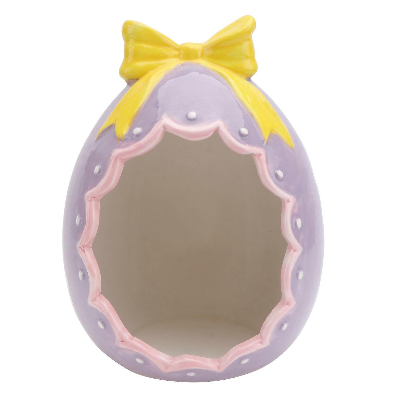Easter Ceramic Decor for Decoration 1Pcs Purple Home Ornament