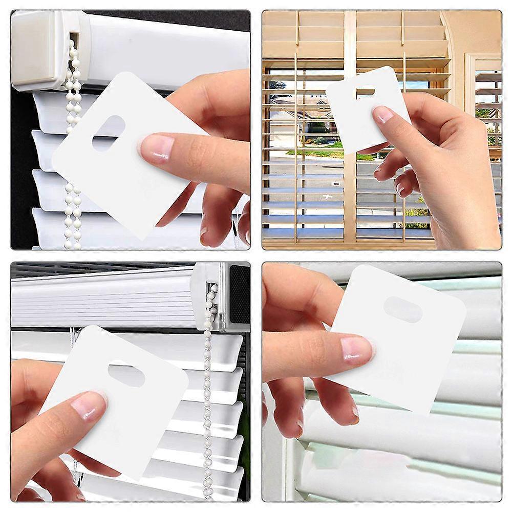 Vertical Blinds Repair Tabs 20Pack Transparent Blind Fixing Panels 3X3X0.1CM Replacement Parts For DIY Enthusiasts