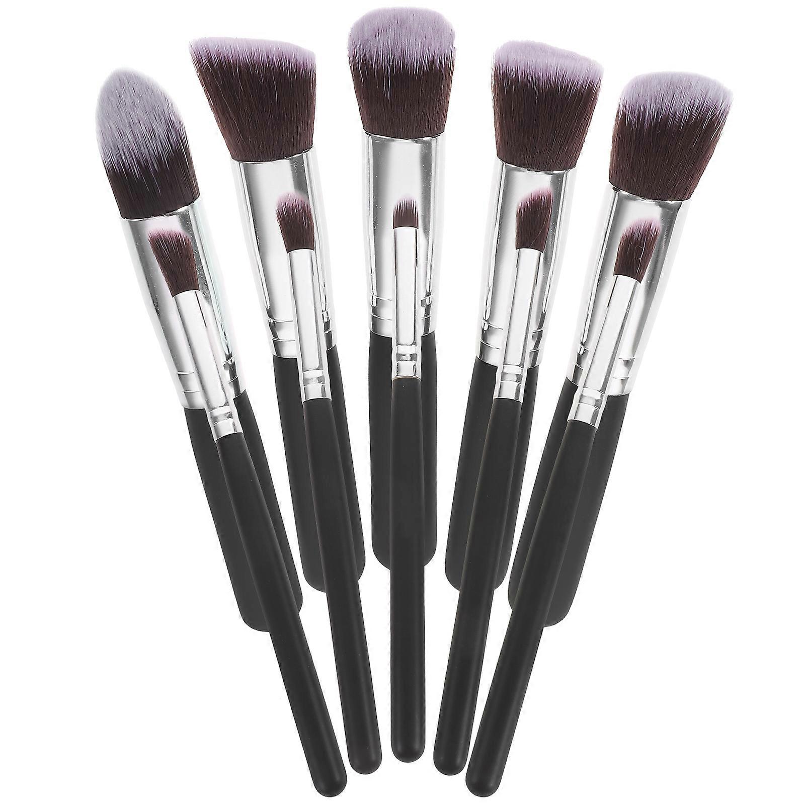 Cosmetic Brush Set Foundation Brushes for Makeup 20Pcs Multi Colors