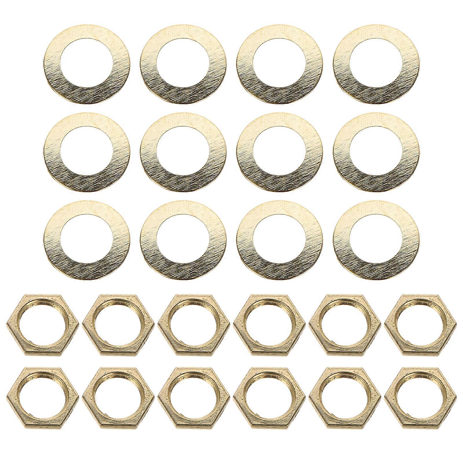 Clock Mechanism Replacement Kit for Quartz Clock with 2Sets of Washers and Nuts