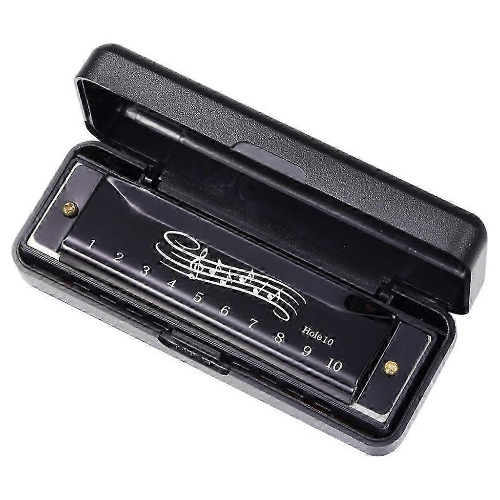 10-hole C-key harmonica suitable for children 20-tone harmonica metal ABS easy to use