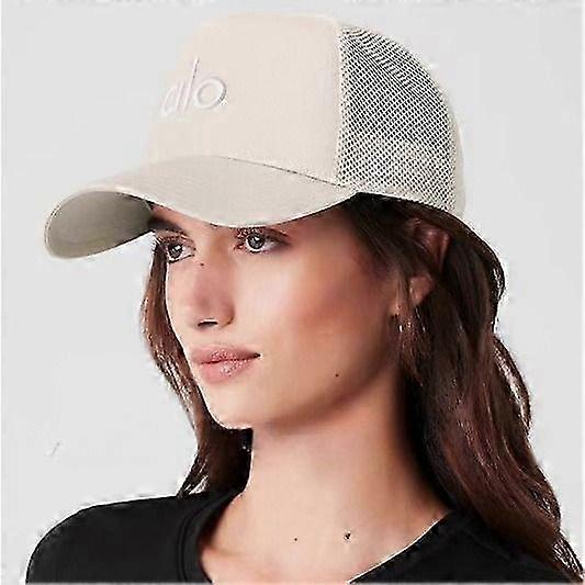 Unisex Alo Baseball Cap Mesh Ademend Casual Zonbescherming Hoed voor Mannen en Vrouwen