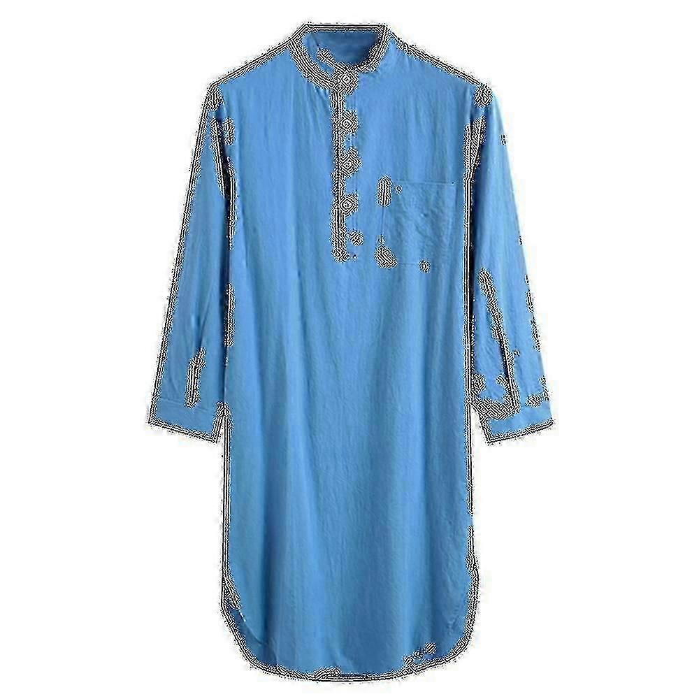 Nattlinne i bomull som andas för män - Ideal Sleepwear