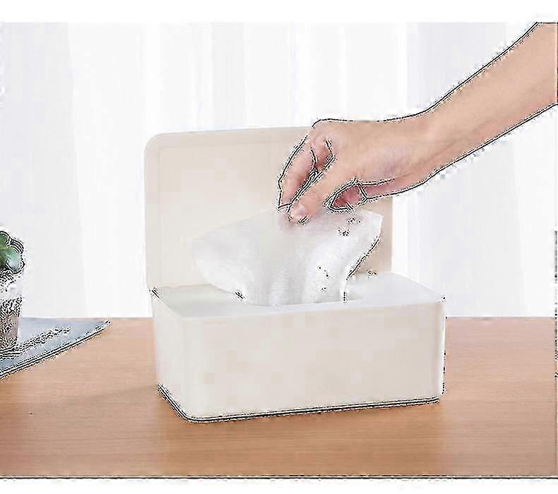 Dustproof Wet Wipes Storage Box with Lid - Dispenser Holder for Easy Access