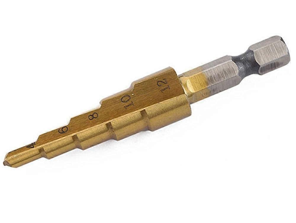 HSS Titanium Coated Step Drill Bit Set 4-12 4-20 4-32 for Metal Wood High Speed Steel Hole Cutter Cone Drill