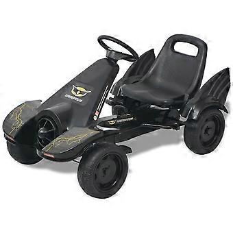 Pedal Go-Kart with Adjustable Seat Black