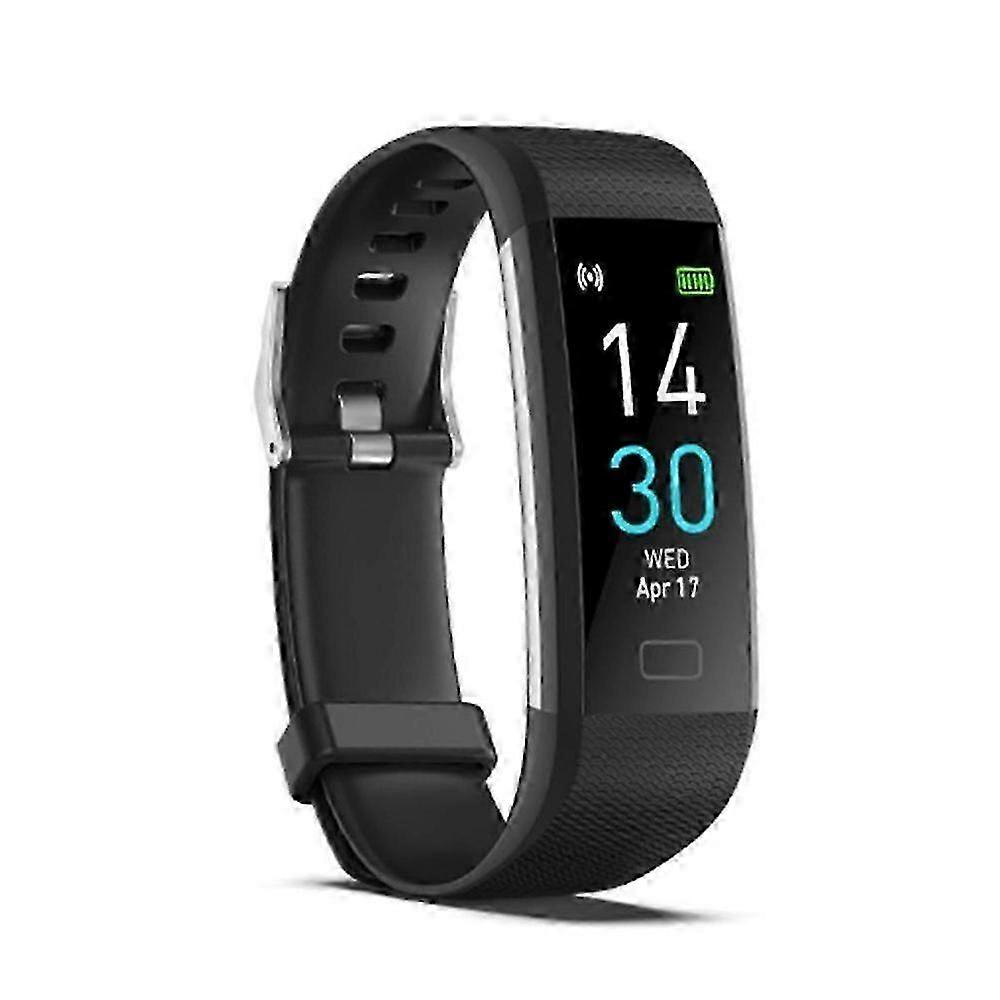 Exquisite Fitness Pedometer Watch Non-Bluetooth Non-App Step Counter Sleep Monitor Calorie Tracker (Black)