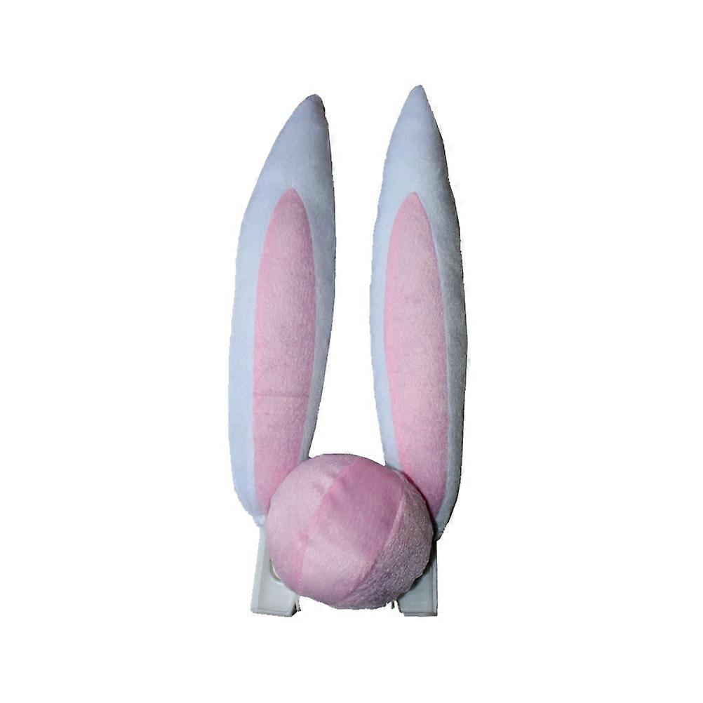Christmas Decorations for Car Rabbit Ears 3Sets Pink Car Decorations Kit