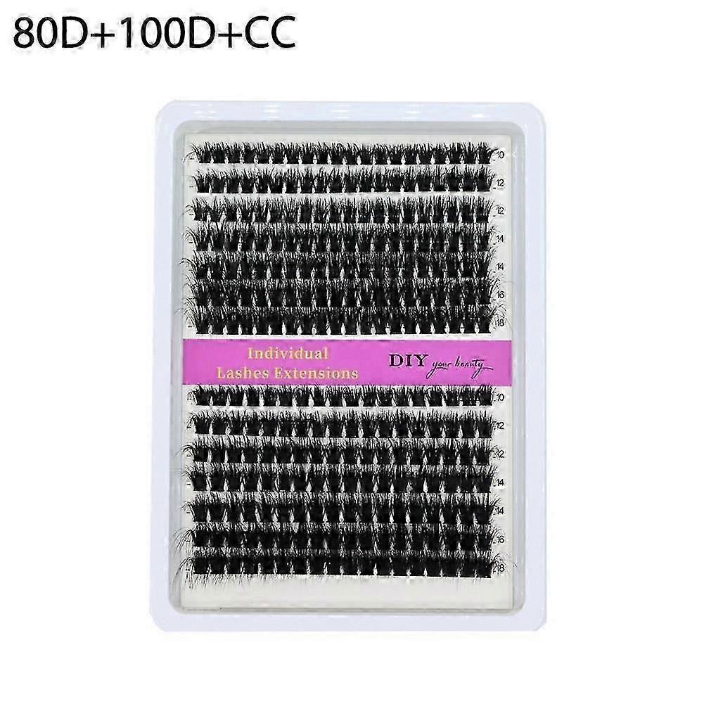 Eyelash Clusters 10-18Mm Mix Wispy Individual Lashes Extensions 266/280Pcs 25-26
