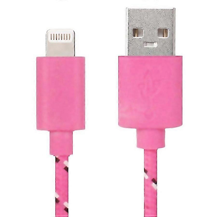 For 2m Nylon Netting Usb Data Transfer Charging Cable For Iphone Crafted With Attention To Detail