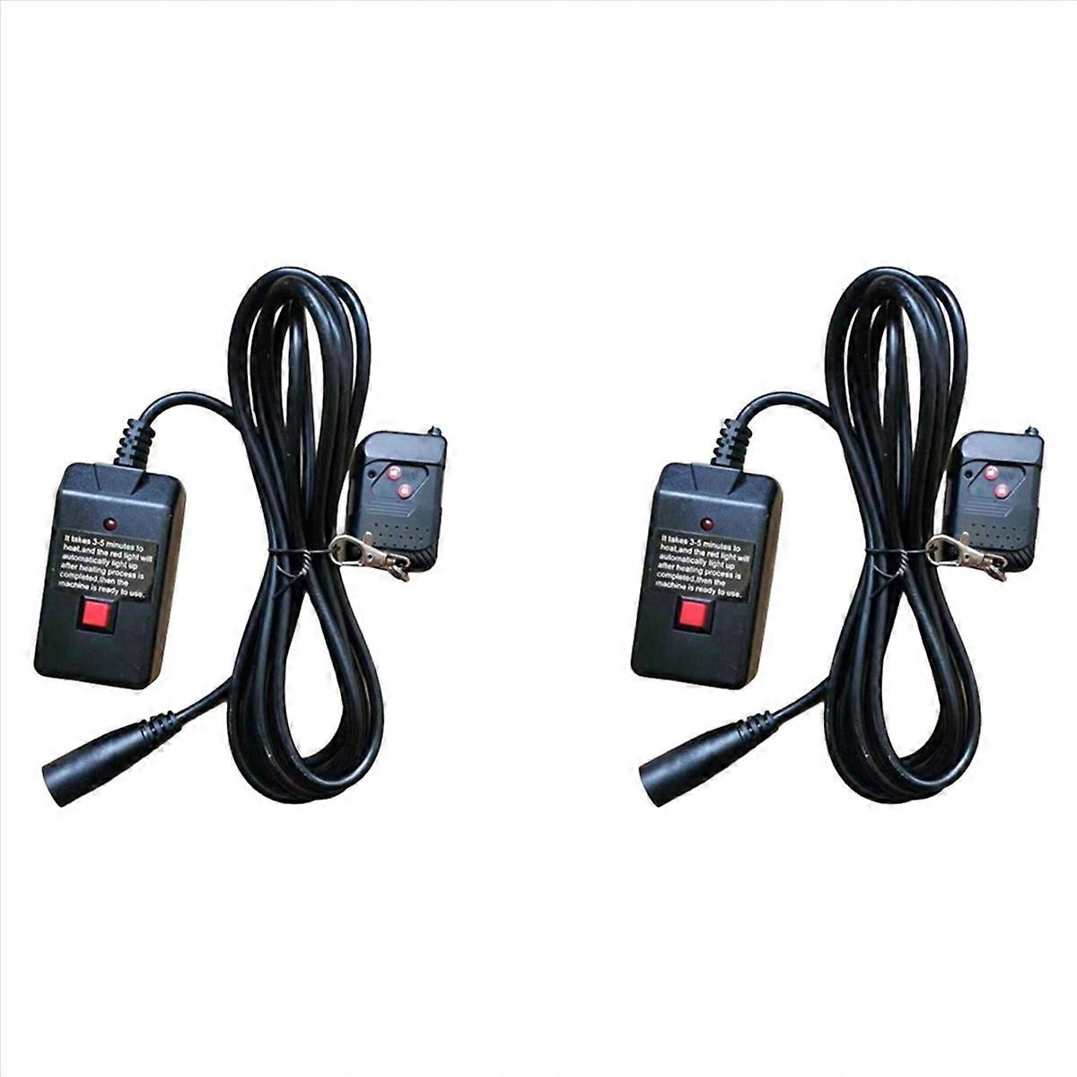 2X Smoke Fog Machine Wired Remote Control Remote Controller Receiver for 400W 900W 1500W Stage Effec