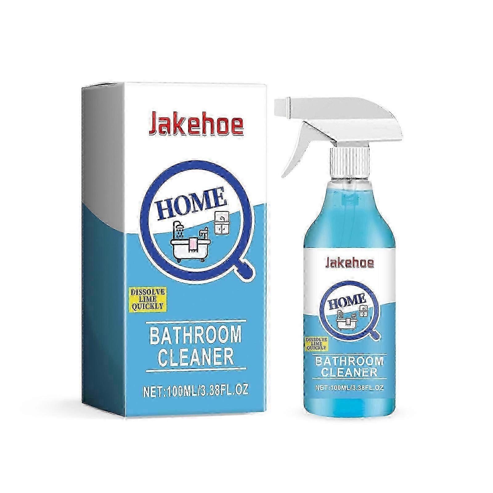 Hellävarainen kylpyhuoneen kalkinpoistoaine - poistaa vesitahrat ja kalkkijäämät - 100 ml kodin puhdistusliuos