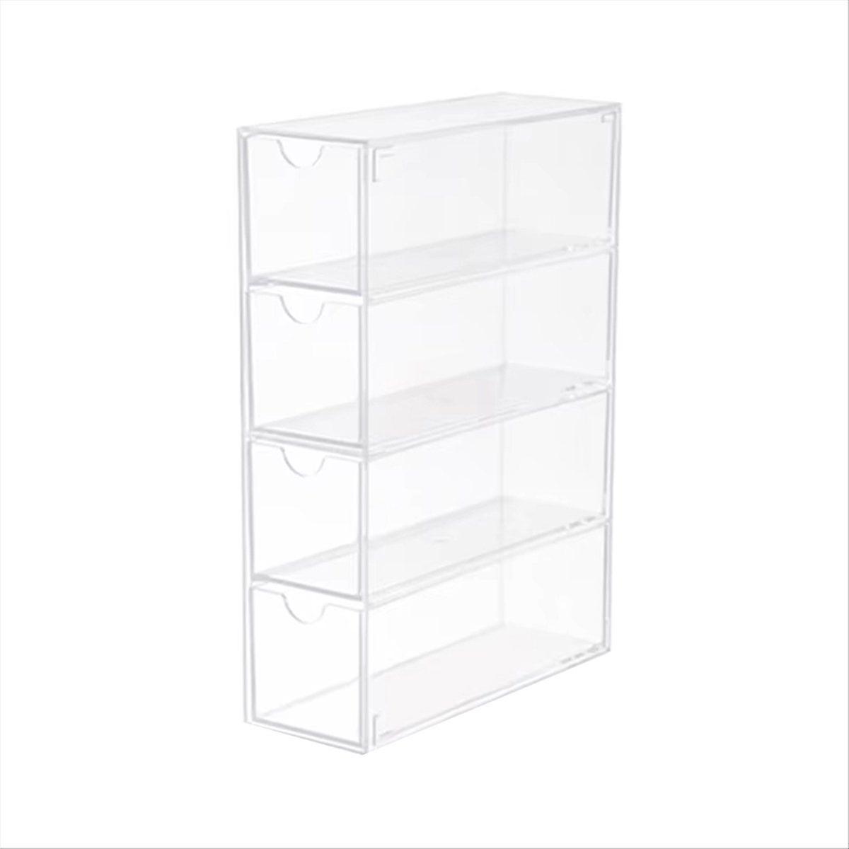 Glasses Storage Box 4 Layers Large Glasses Organizer Box